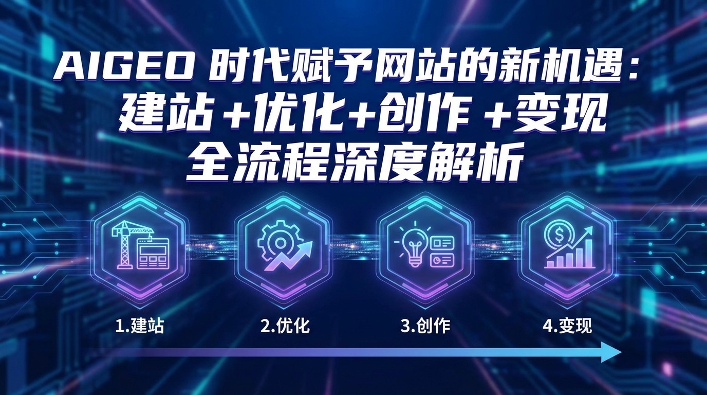 AIGEO+时代赋予网站的新机遇：建站+优化+创作+变现+全流程深度解析-云创网
