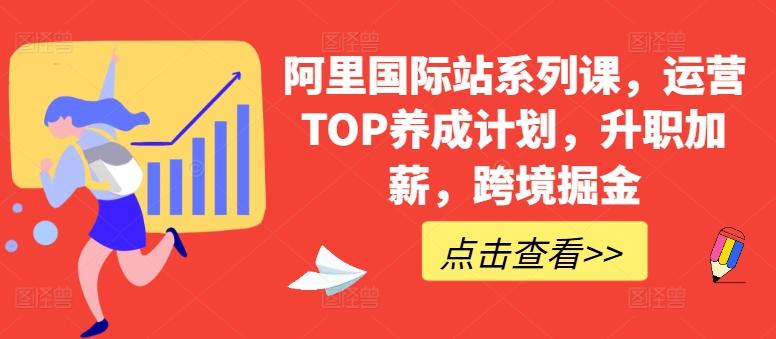 阿里国际站系列课，运营TOP养成计划，升职加薪，跨境掘金-点子口袋网