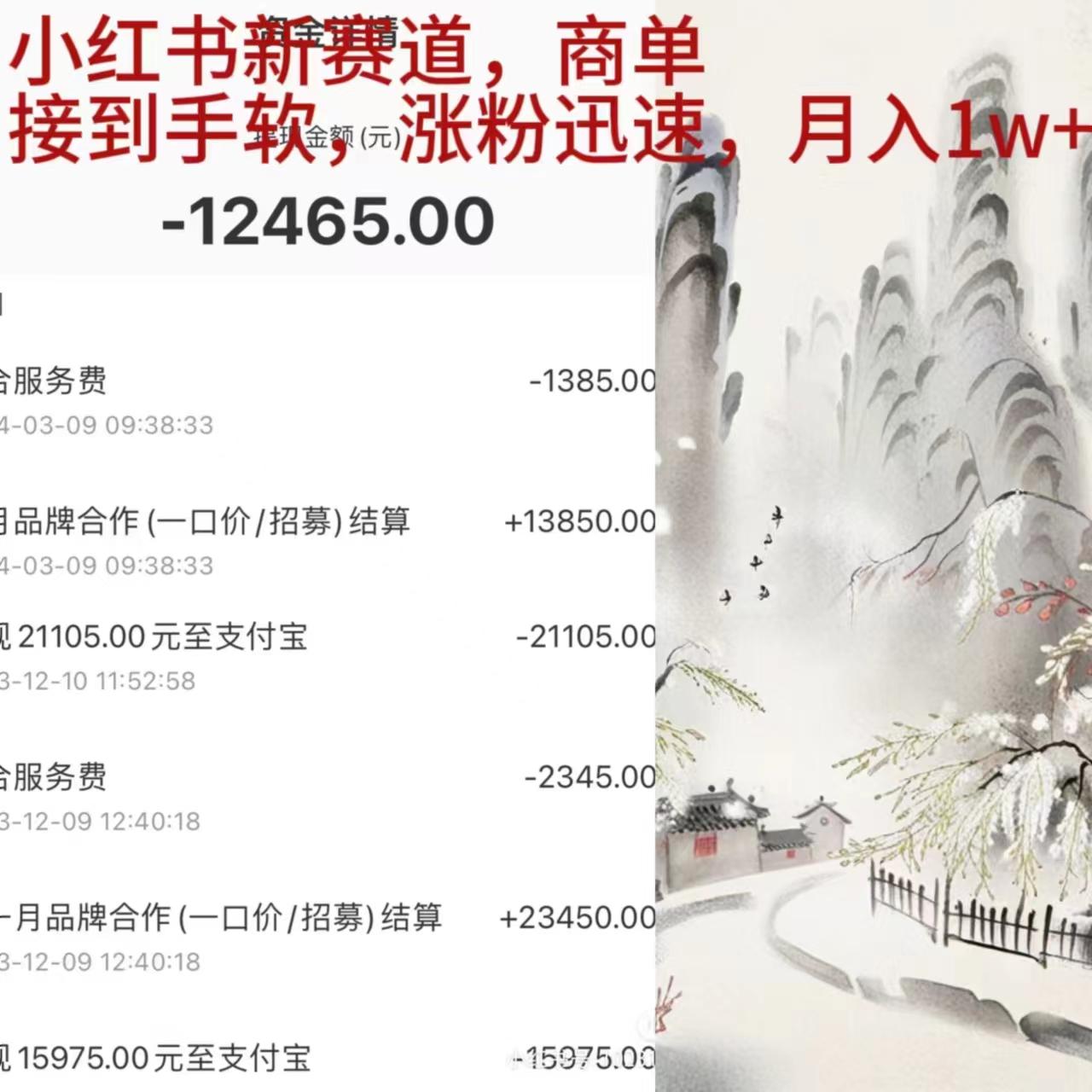 (9476期)小红书新赛道，商单接到手软，涨粉迅速，月入1w+-云创网