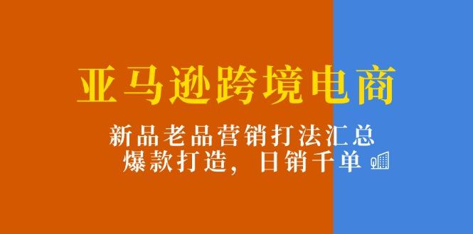 亚马逊跨境电商：新品老品营销打法汇总，爆款打造，日销千单-点子口袋网