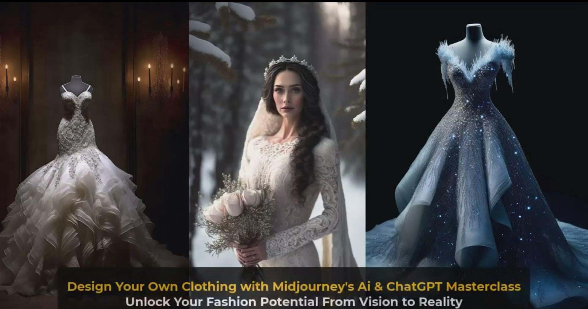 图片[7]-利用 Midjourneys Ai 人工智能设计自己的服装AI大师班-10节课-中英字幕-云创网