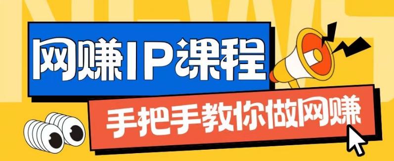 ip合伙人打造1.0，从0到1教你做网创，实现月入过万【揭秘】-点子口袋网