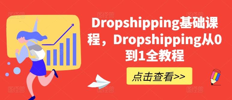 Dropshipping基础课程，Dropshipping从0到1全教程-点子口袋网