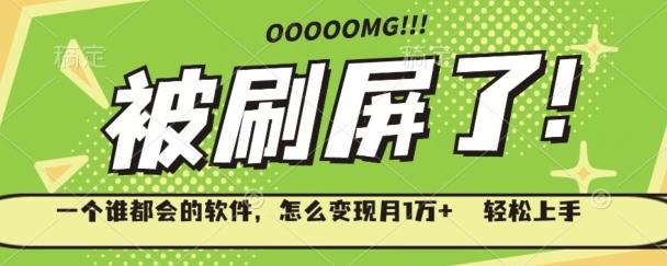 一个谁都会的软件，怎么变现月1万+轻松上手-云创网