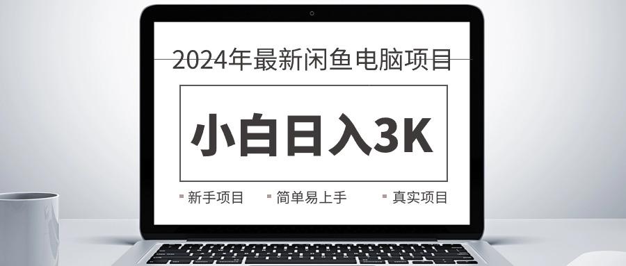 2024最新闲鱼卖电脑项目，新手小白日入3K+，最真实的项目教学-点子口袋网