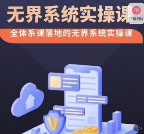 老衲·无界系统实操课，全体系落地无界改版后选择、出价、高投产做付费引流-点子口袋网