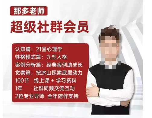 那多老师超级社群会员：开启自我探索之路，提升内在力量-点子口袋网