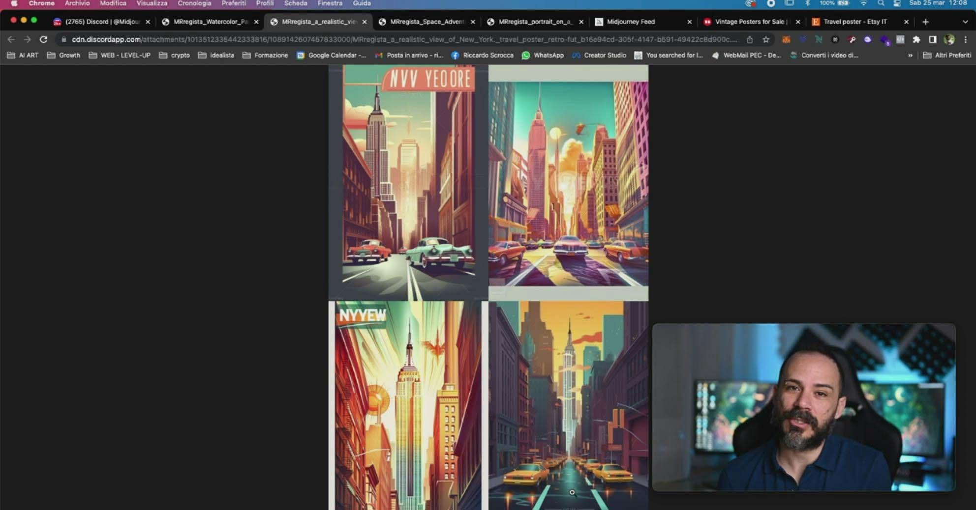 图片[10]-Midjourney AI人工智能创建和销售令人惊叹的海报教程-10节课-中英字幕-点子口袋网