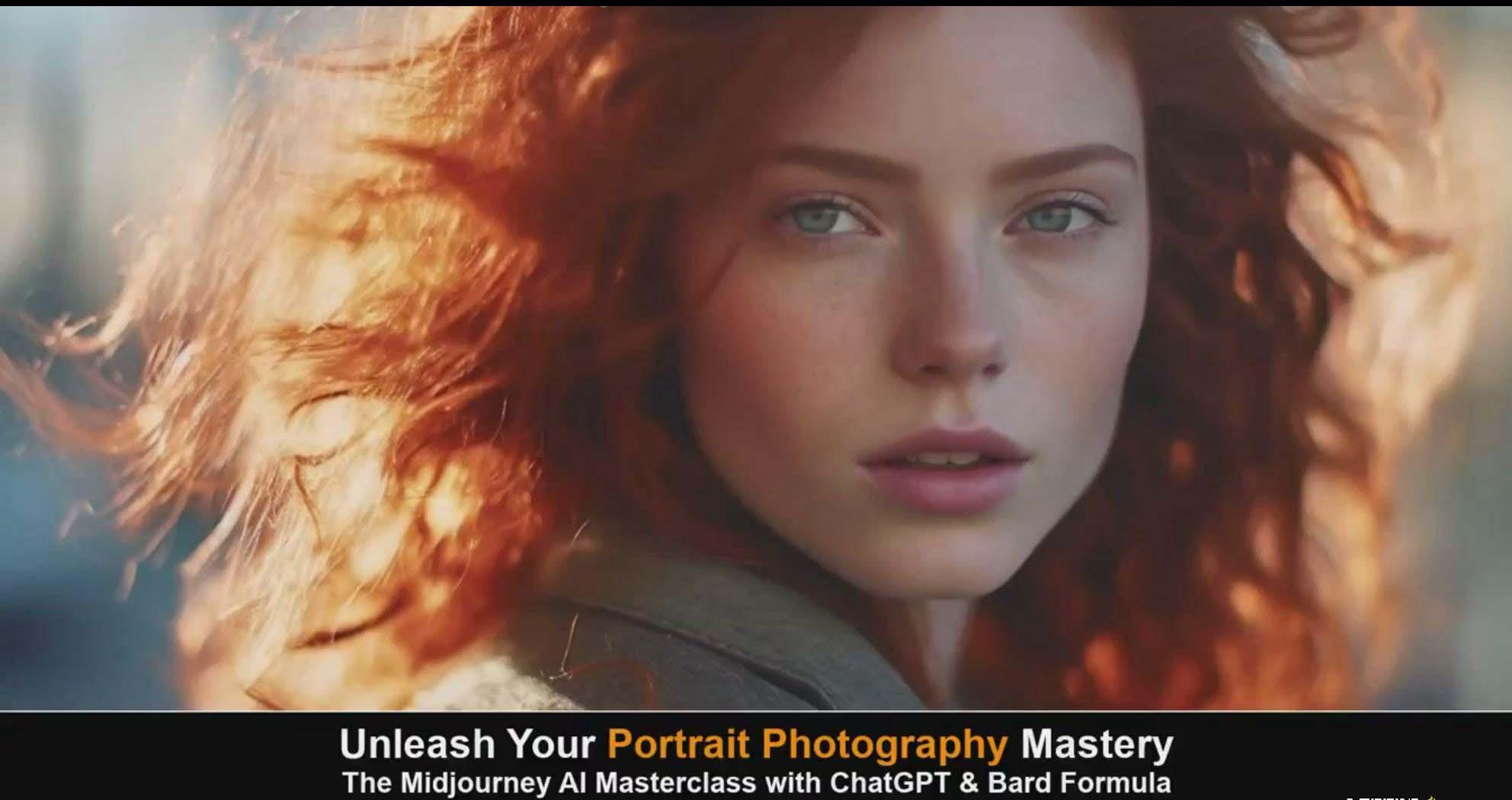 图片[2]-(9312期)Midjourney v5 ChatGPT 和 Bard AI人工智能人像摄影大师班-15节-中英字幕-点子口袋网