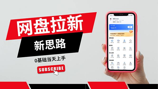 一天赚5000的秘密，网盘推广零基础操作，私域赚钱法，0基础当天上手-点子口袋网