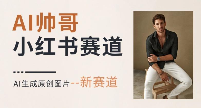 AI一键生成帅哥，新思路新赛道，涨粉迅速，轻松月入过万-云创网