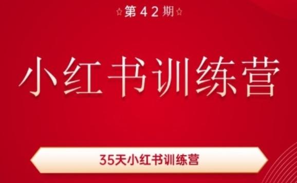 35天小红书训练营(42期)，用好小红书，做你喜欢又擅长的事，涨粉又赚钱-点子口袋网