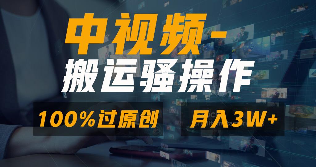 无脑双重去重原创视频，100%中视频+视频号分成计划，一键多平台发布小白...-点子口袋网