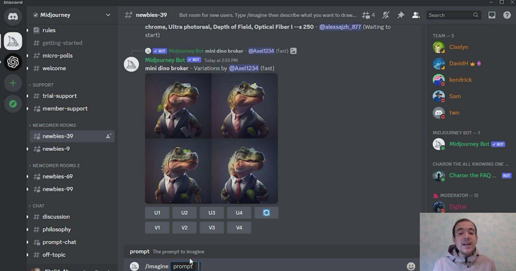 图片[1]-Midjourney 精通教程-使用Midjourney AI创建美丽艺术图像-36节课-中英字幕-点子口袋网