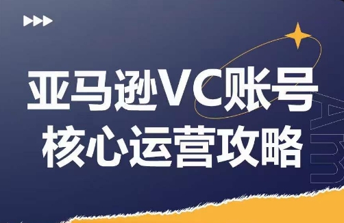 亚马逊VC账号核心玩法解析，实战经验拆解产品模块运营技巧，提升店铺GMV，有效提升运营利润-点子口袋网